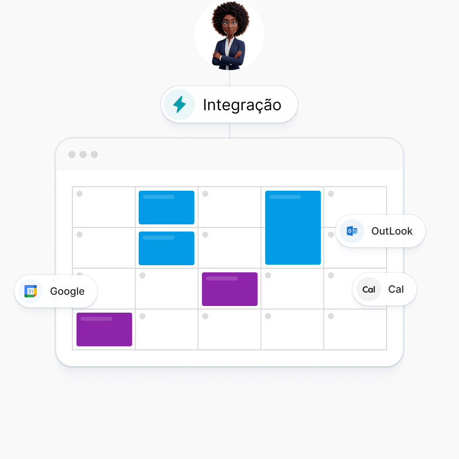 Integração com calendários