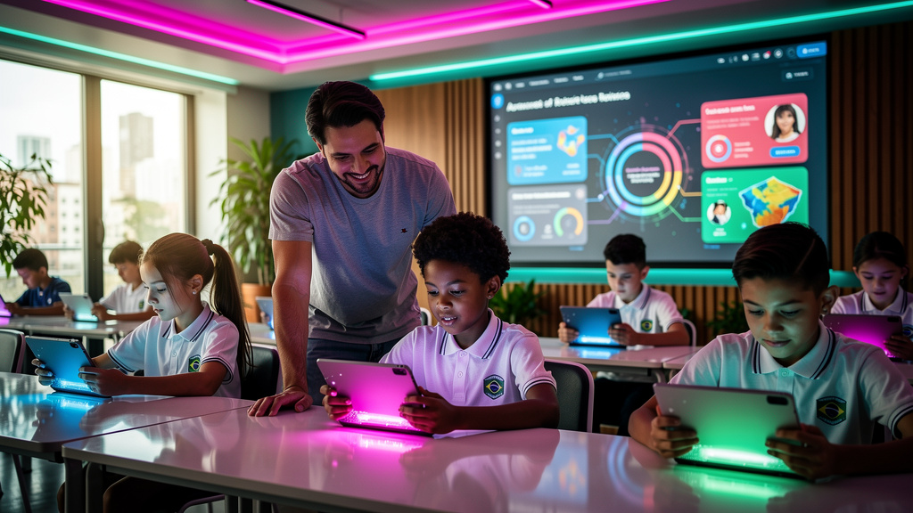 7 Estatísticas Surpreendentes sobre IA na Educação — imagem de capa Toolzz