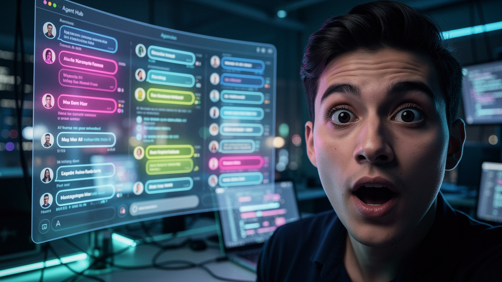 Agent Hub: centralize seus agentes de IA como no iMessage