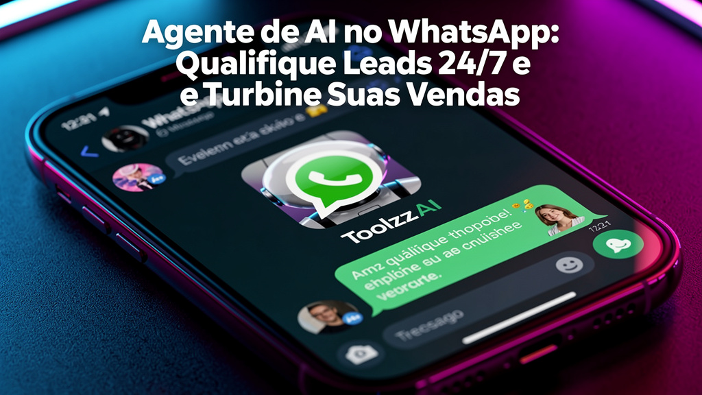 Agente de IA no WhatsApp: Qualifique Leads 24/7 e Turbine Suas Vendas