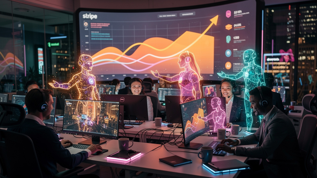 Agentes de IA e Stripe: Escala no Suporte e Recebimento