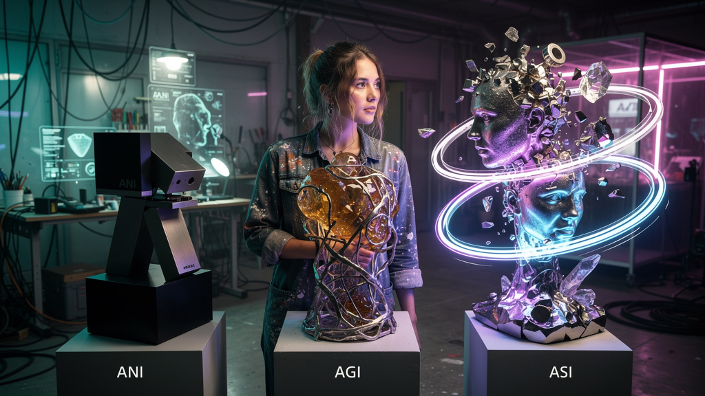 AGI, ANI, ASI: Entenda as Diferenças e o Futuro da IA