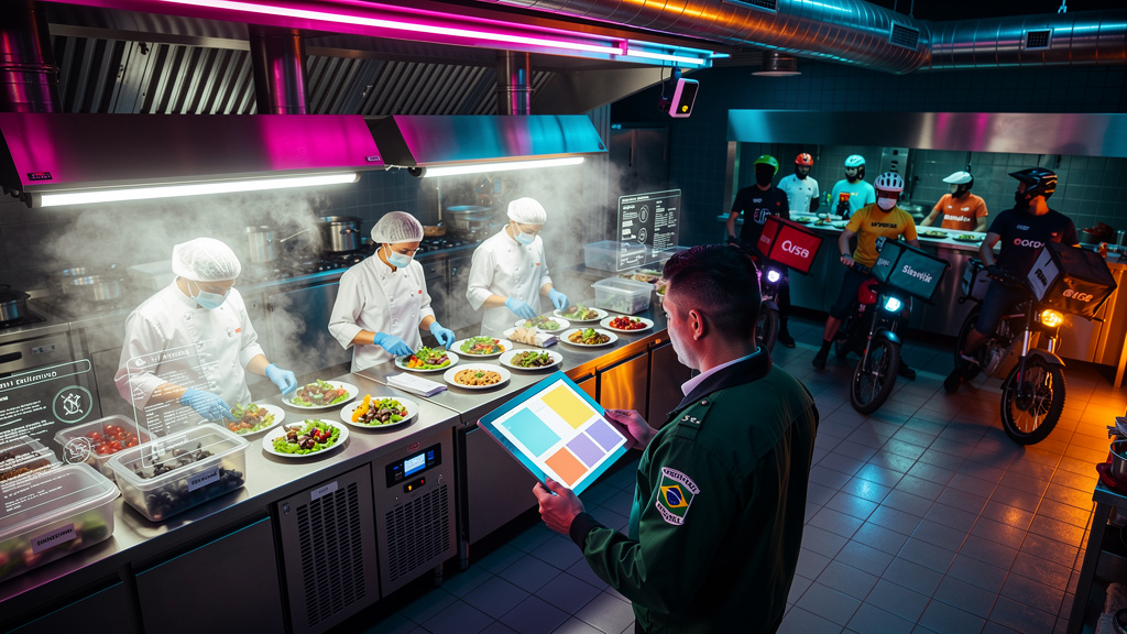 ANVISA intensifica fiscalização em apps de delivery e dark kitchens