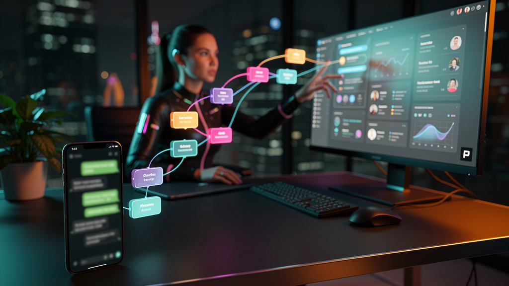 Automação No-Code: IA e WhatsApp Lideram Tendências em n8n e Make
