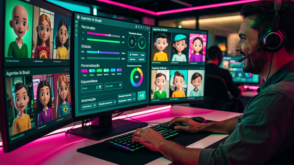 Batalha de Agentes IA no Brasil: Nacionais vs. Globais