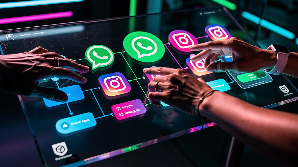 Chatbots No-Code: Automatize WhatsApp e Instagram