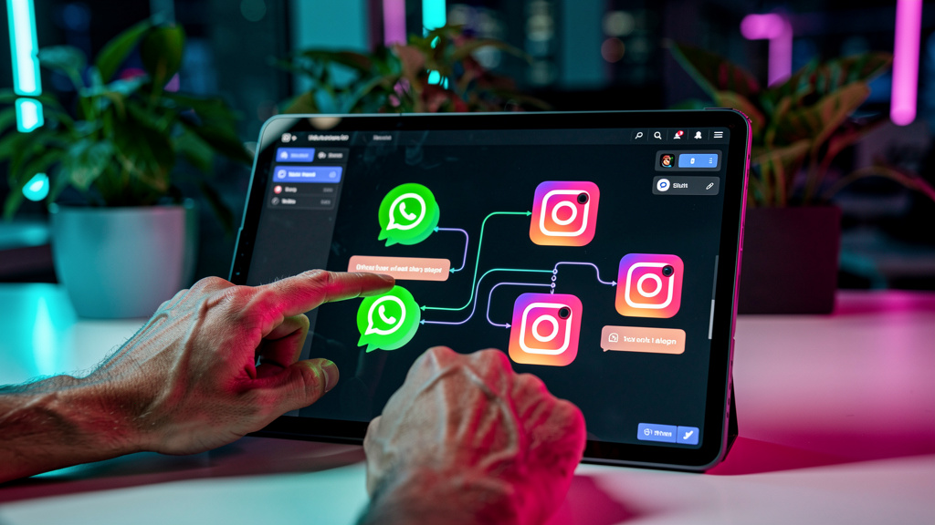 Chatbots No-Code: Crie Bots Inteligentes para WhatsApp e Instagram