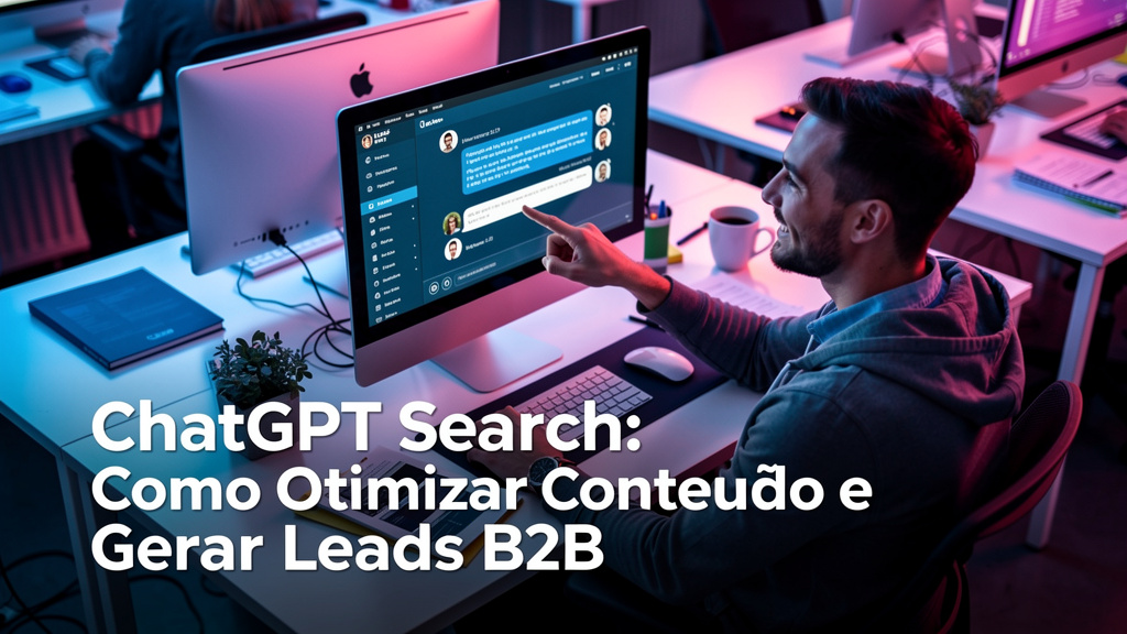 ChatGPT Search: Como Otimizar Conteúdo e Gerar Leads B2B
