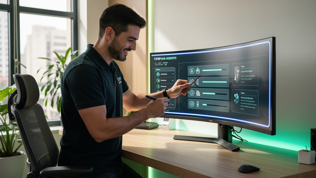 Checklist de 7 Passos para Implementar Agentes de IA