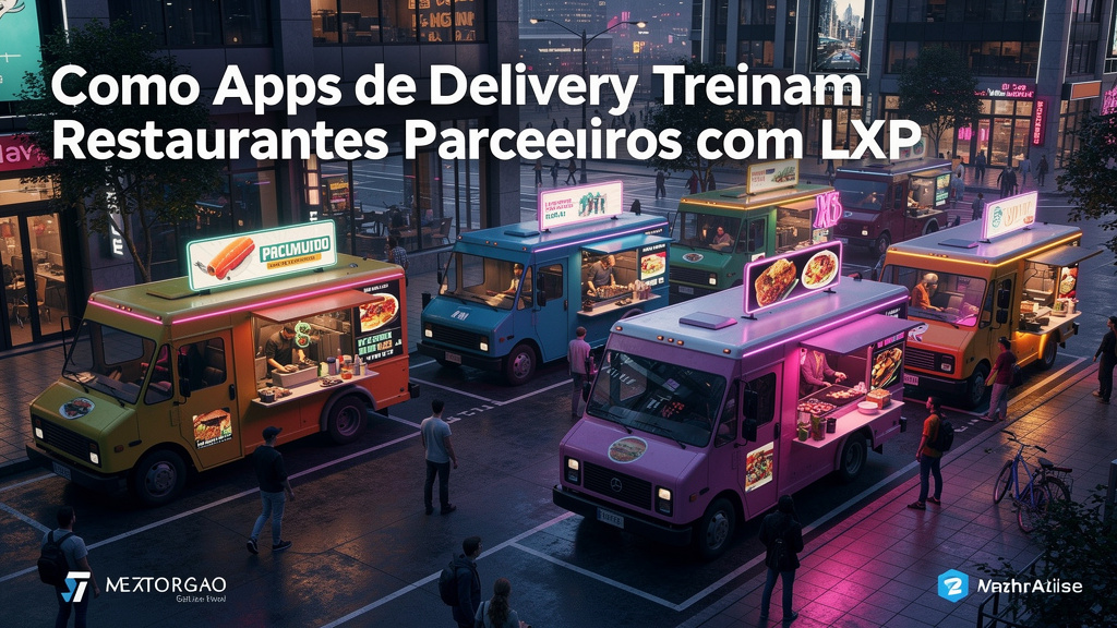 Como Apps de Delivery Treinam Restaurantes Parceiros com LXP
