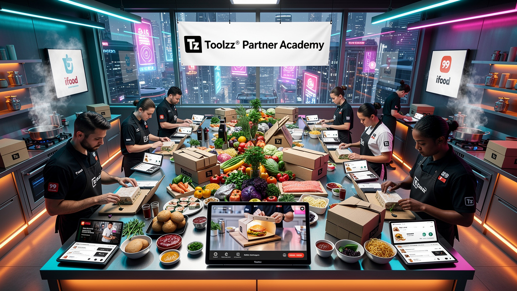 Como Apps de Delivery Treinam Restaurantes Parceiros com Plataformas LXP