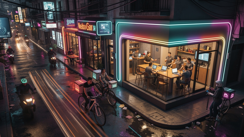 Como Apps de Delivery Treinam Restaurantes Parceiros com Plataformas LXP