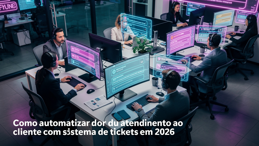 Como automatizar o atendimento ao cliente com sistema de tickets em 2026