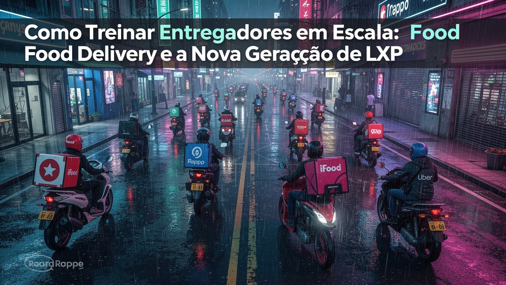 Como Treinar Entregadores em Escala: Food Delivery e a Nova Geração de LXP