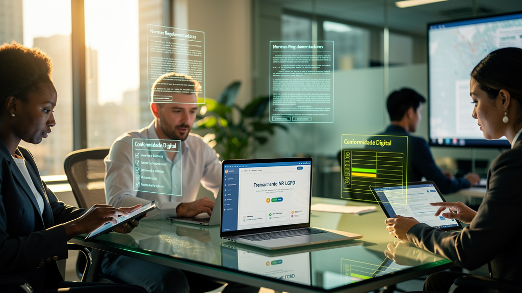 Compliance Digital: Como a IA Otimiza Treinamentos Obrigatórios e NRs