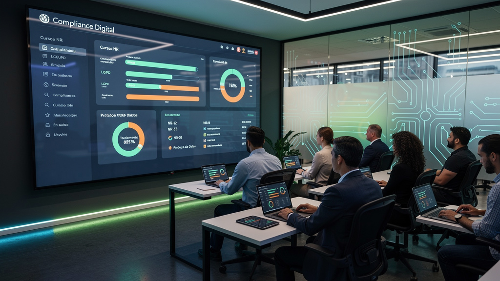 Compliance Digital: Treinamentos NR, LGPD e a Nova Era da Educação Corporativa
