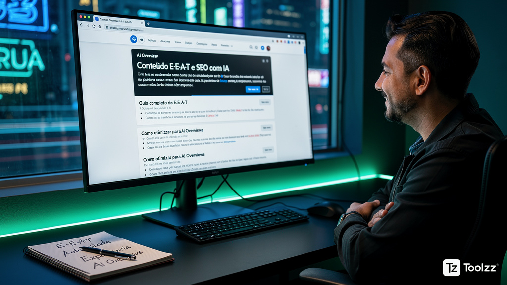 Conteúdo E-E-A-T e AI Overviews: Domine o SEO com IA