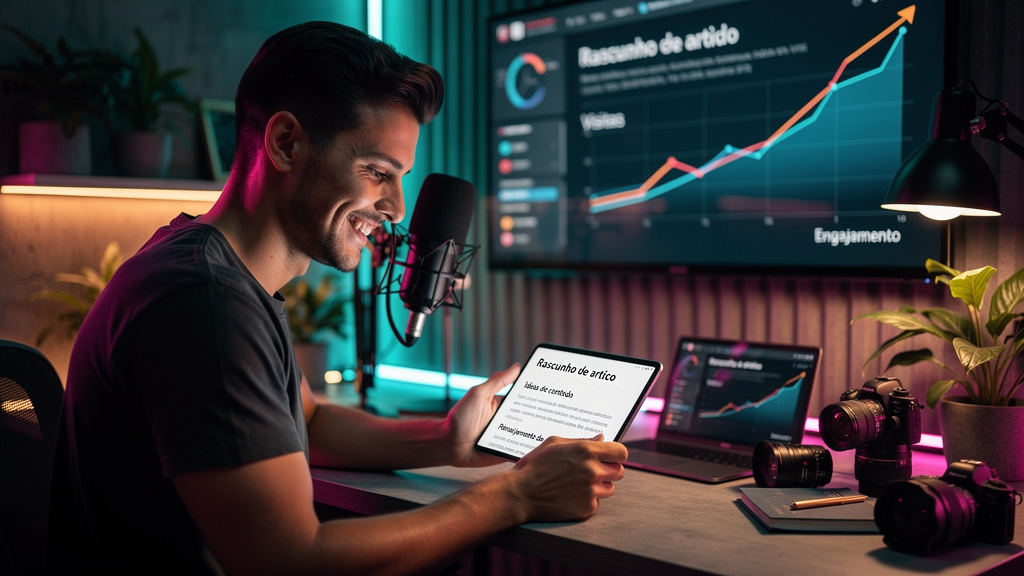 De 4 a 100+ Posts/Mês: Como Influenciadores Escalham Conteúdo com IA