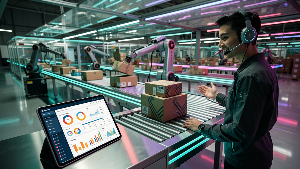 Eficiência e Visão Única do Pedido com IA e ERP