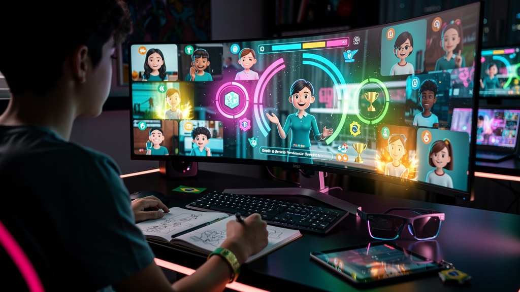 ENEM e Vestibulares 2025: IA e Gamificação Impulsionam Cursinhos Online