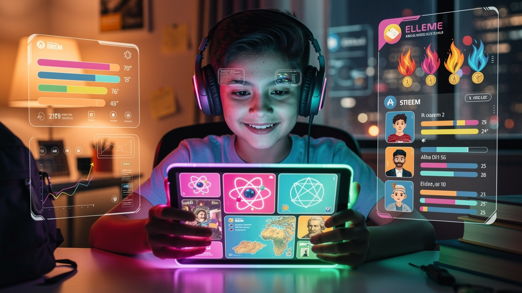 ENEM e Vestibulares: IA e Gamificação Transformam Cursinhos Online