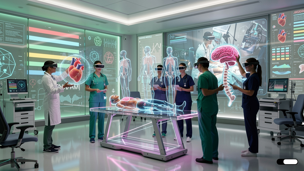 Estudo de caso: Hospitais melhoraram o treinamento em 15% com IA