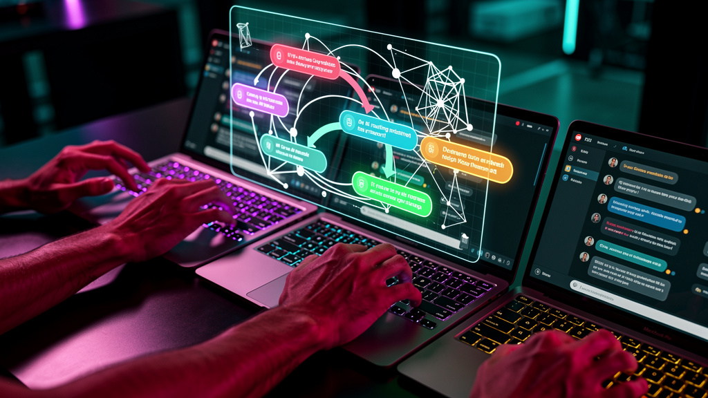 Gerenciamento Eficiente: Múltiplos Atendentes em Chat Online com IA