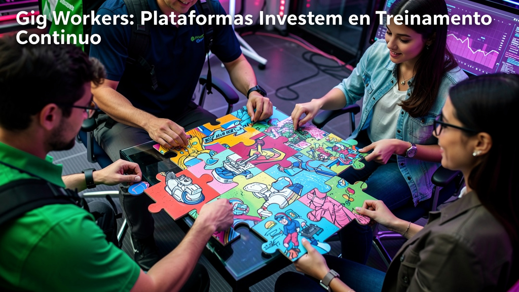 Gig Workers: Plataformas Investem em Treinamento Contínuo