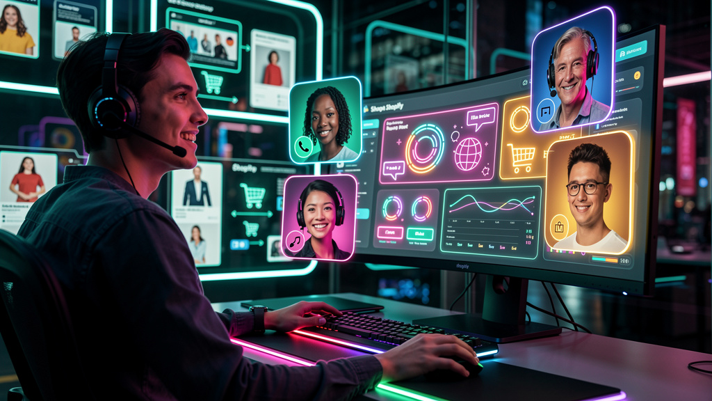 Guia ilustrado de Agentes de IA para Shopify em 2024