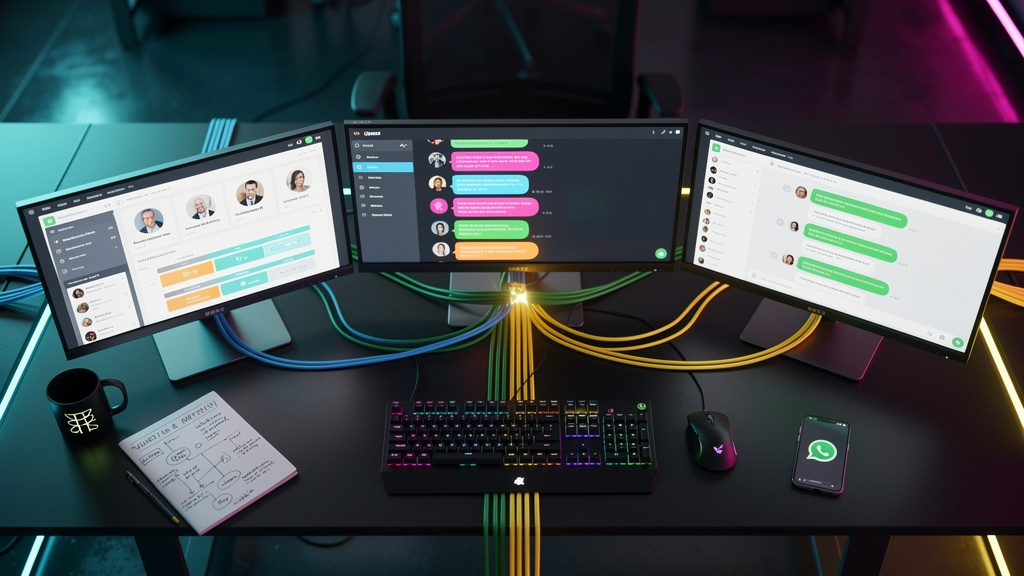 IA Impulsiona Integração Chat, CRM e WhatsApp: Automação Total