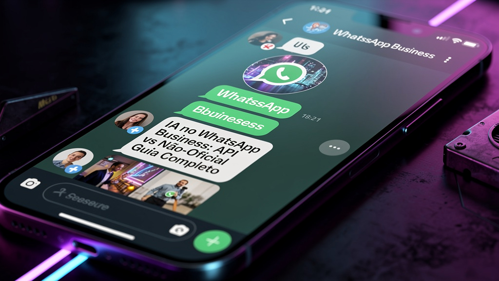 IA no WhatsApp Business: API Oficial vs Não-Oficial e Guia Completo