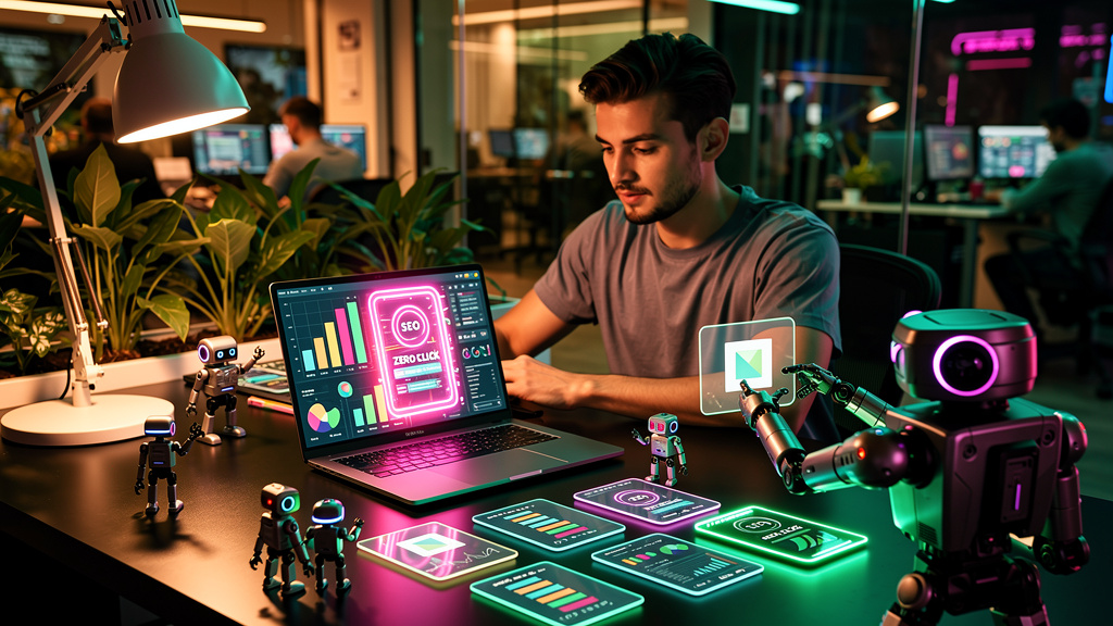 IA que Escreve SEO: Domine o Zero-Click Content com Blog IA