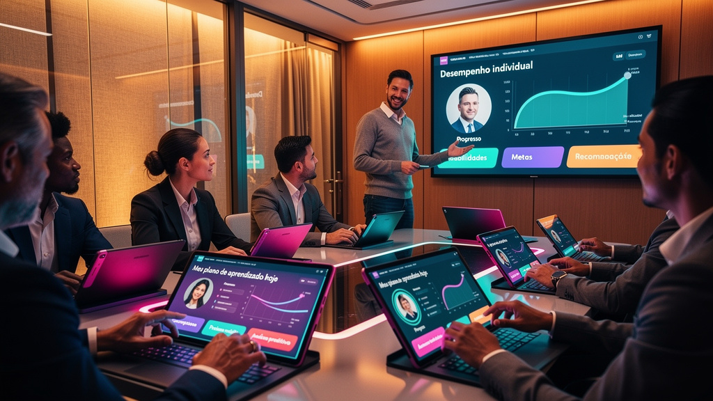 IA Revoluciona LMS: Aprendizagem Corporativa Hiperpersonalizada