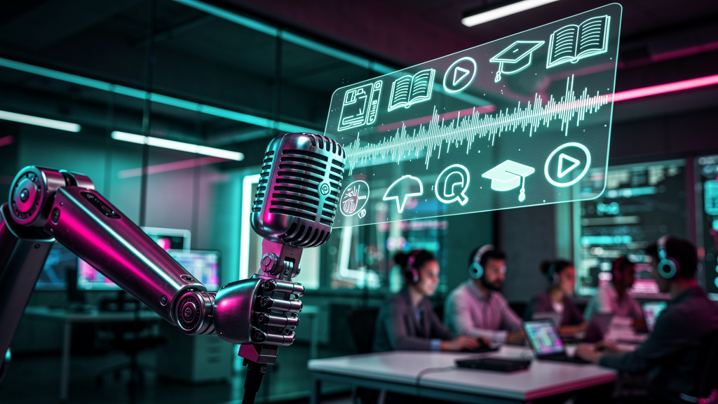 IA transforma cursos: como criar narração automática