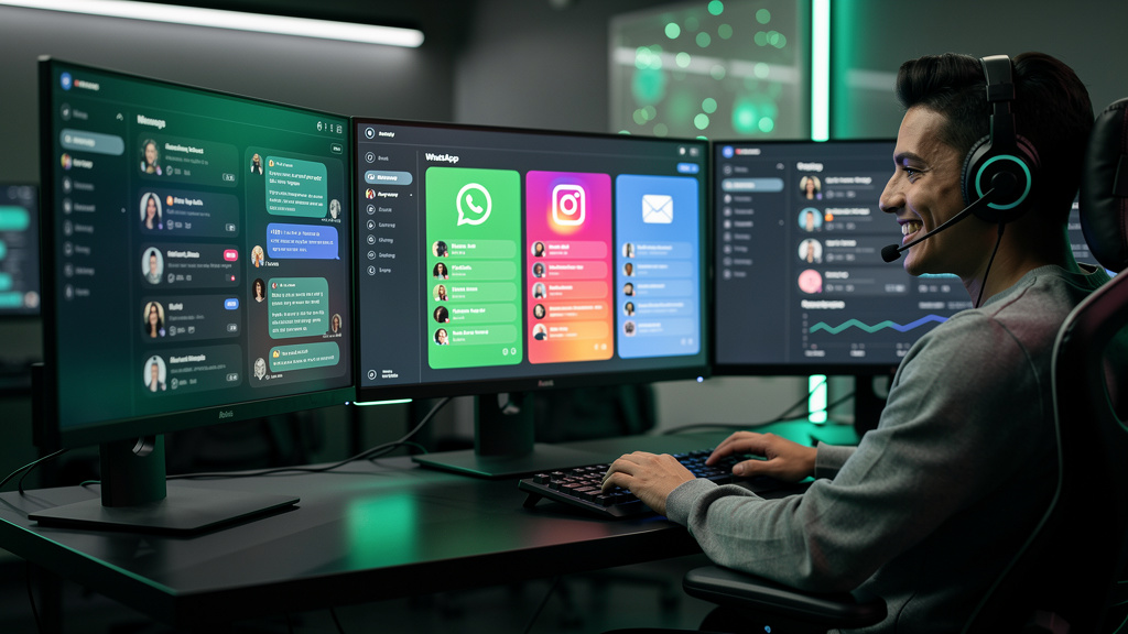 IA Unifica WhatsApp, Instagram e E-mail em Uma Única Central