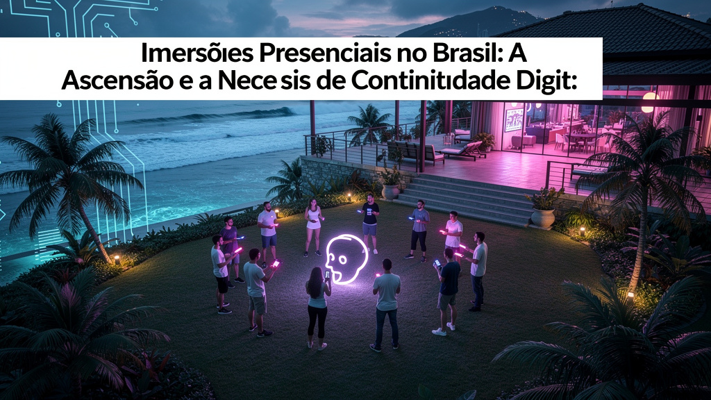 Imersões Presenciais no Brasil: A Ascensão e a Necessidade da Continuidade Digit