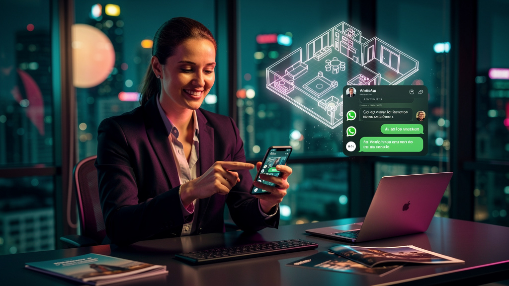 Imobiliárias Disparam Atendimento com IA no WhatsApp