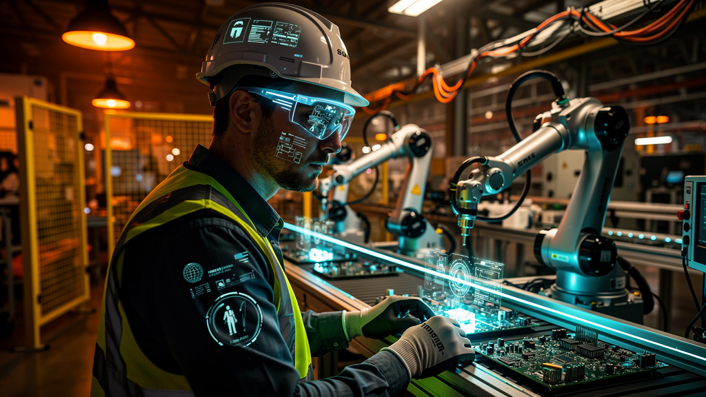 Indústria 4.0: Capacitação Contínua e Segurança no Chão de Fábrica