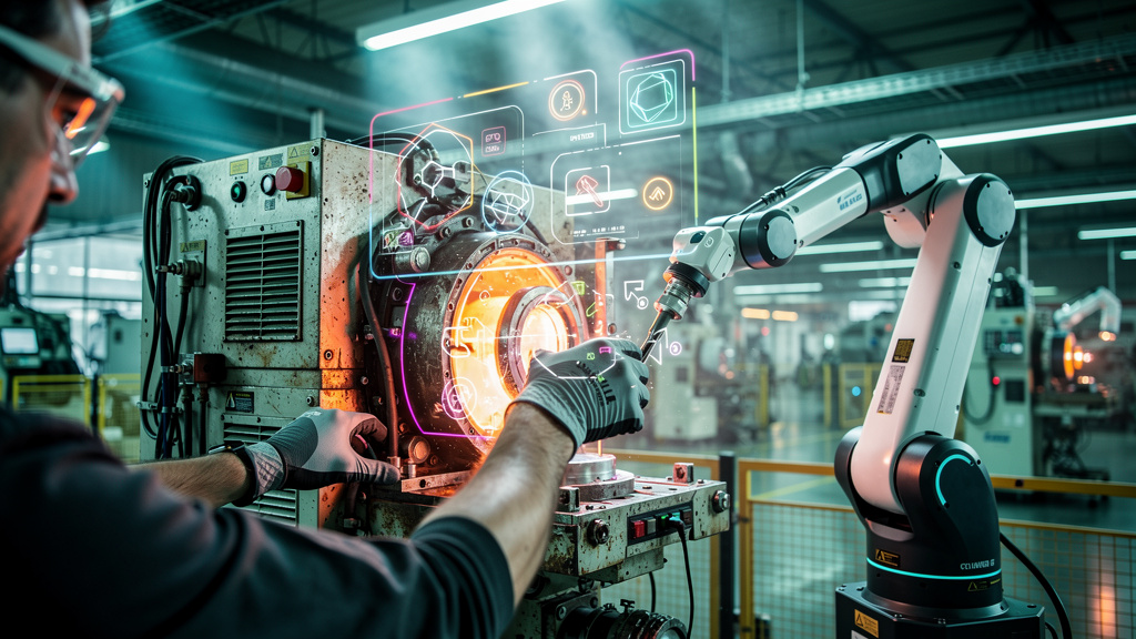 Indústria 4.0: Como a IA Impulsiona a Capacitação e Segurança no Trabalho