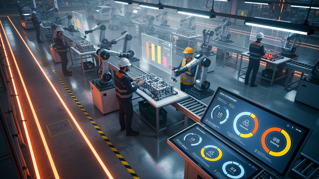 Indústria 4.0: Como a IA Otimiza Treinamento e Segurança