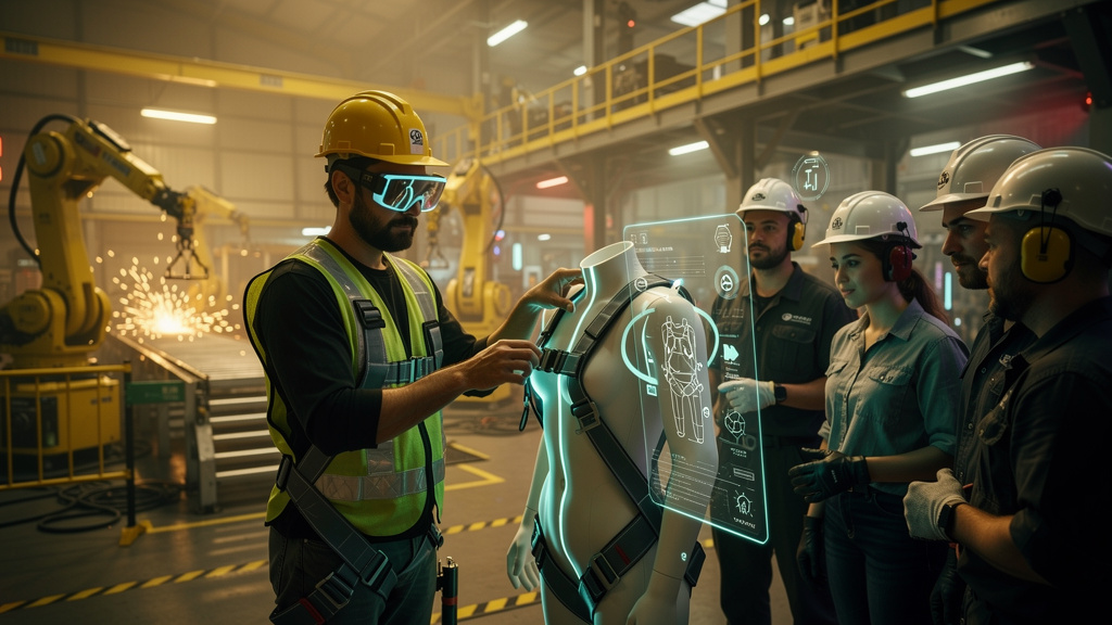 Indústria 4.0: Como a IA Otimiza Treinamento e Segurança no Chão de Fábrica