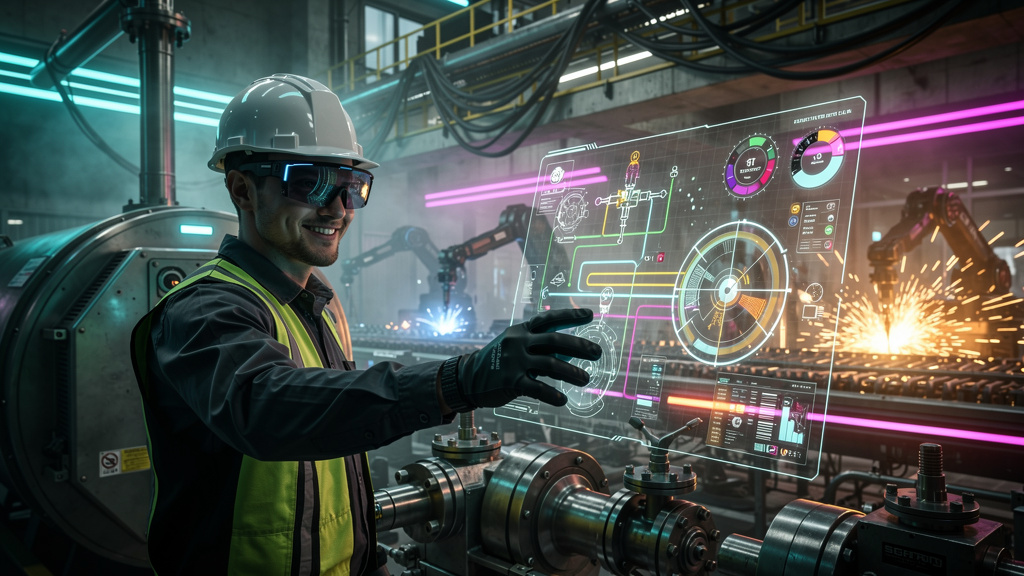 Indústria 4.0: Como a IA Otimiza Treinamento e Segurança no Trabalho