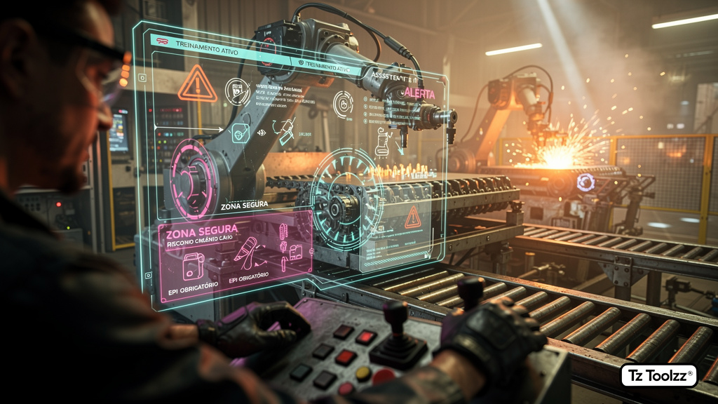 Indústria 4.0: IA e Automação Elevam o Treinamento e a Segurança