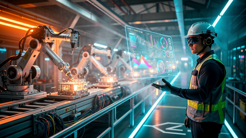 Indústria 4.0: IA e Automação Revolucionam Treinamento e Segurança