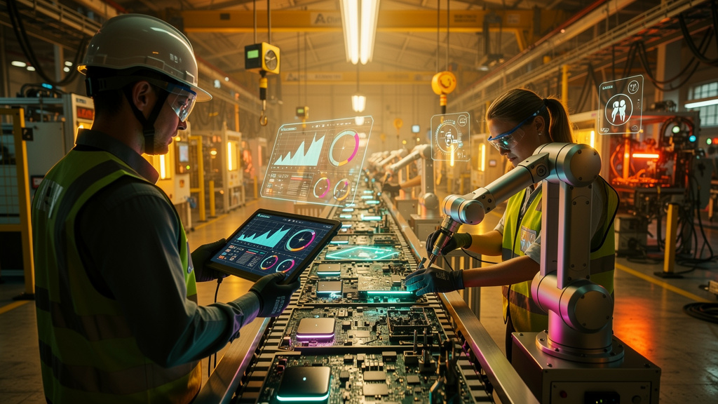 Indústria 4.0: IA impulsiona a capacitação e segurança no chão de fábrica