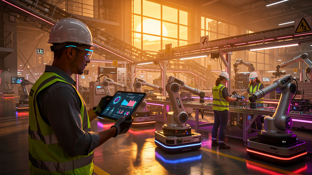 Indústria 4.0: Treinamento e Segurança no Chão de Fábrica em Ascensão