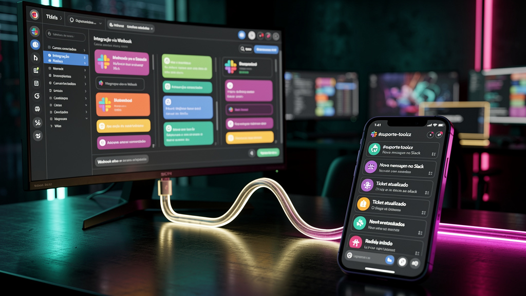 Integre o Toolzz Chat com Slack via Webhooks em Minutos