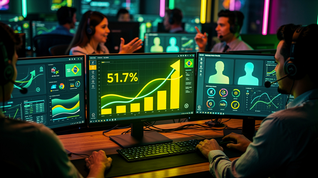 Mercado de Agentes de IA no Brasil Dispara: Crescimento de 51,7%