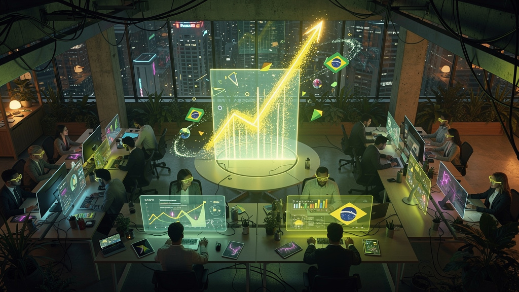 Mercado de Agentes de IA no Brasil Dispara: Crescimento de 51,7%