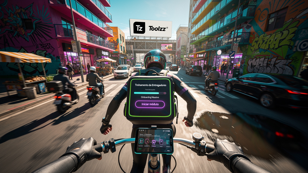 Onboarding Massivo: Como Super Apps de Delivery Usam LXP para Treinar Entregador